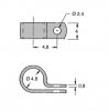 Cable clamp 5mm